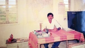 At my desk district in charge 1995