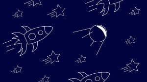 a space themed illustration