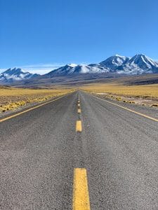 gray asphalt road