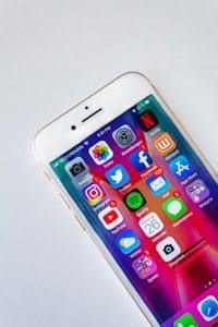 icons on a phone screen